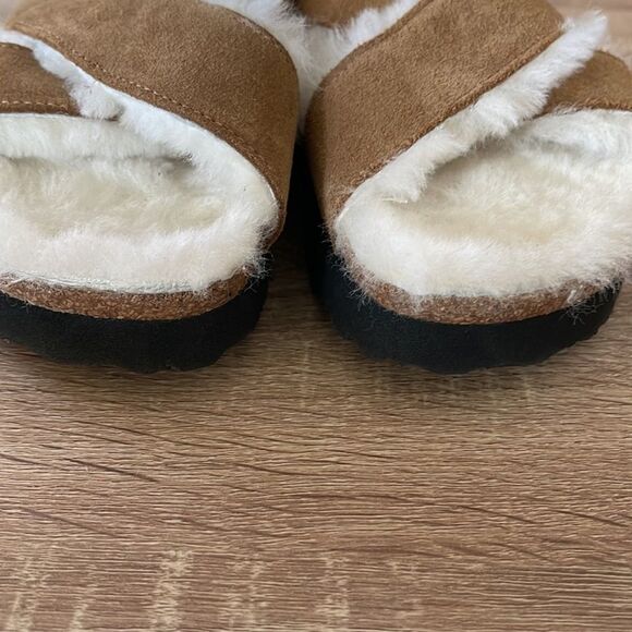 New Papillio by Birkenstock Daytona shearling Sandals - Picture 8 of 9
